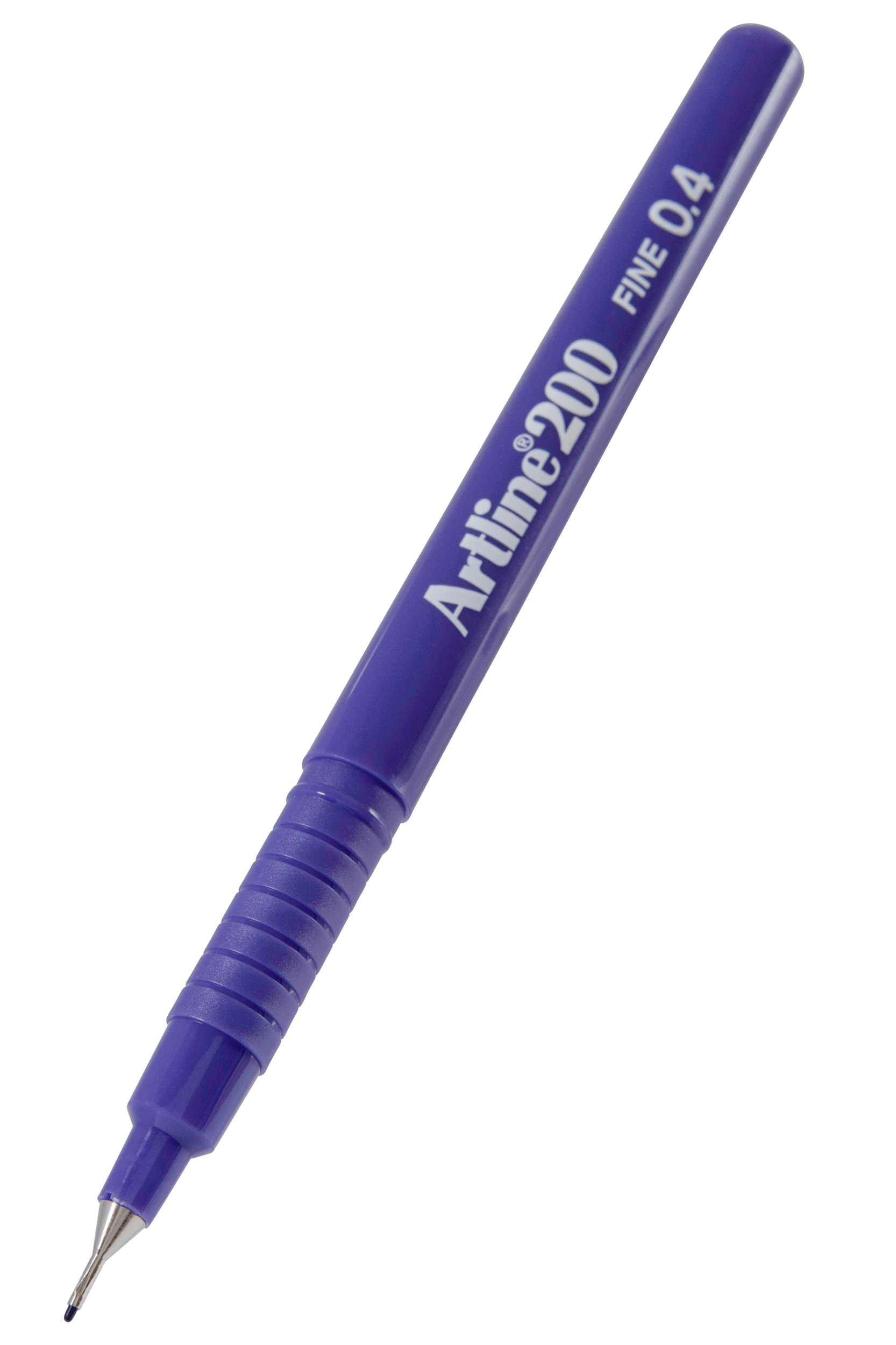 Artline 200 Fineliner Pen Set - 0.4mm Ultra Fine Tip, 12 Pack Vibrant Purple Markers for Sketching, Journaling & Note Taking - Perfect for Artists, Students & Office Use