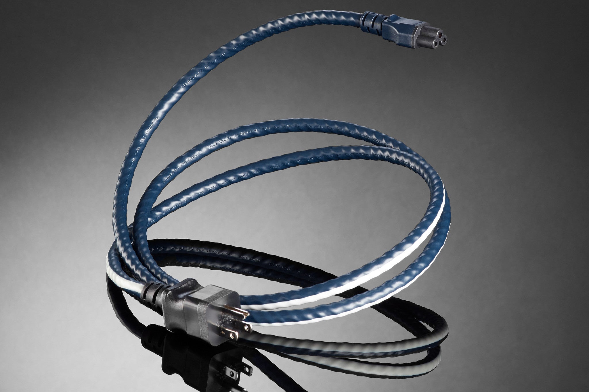 Shunyata Research Venom V14 Power Cord with C5 Cloverleaf Connector - High-Performance Audio Power Cable for Home Theater & Hi-Fi Systems