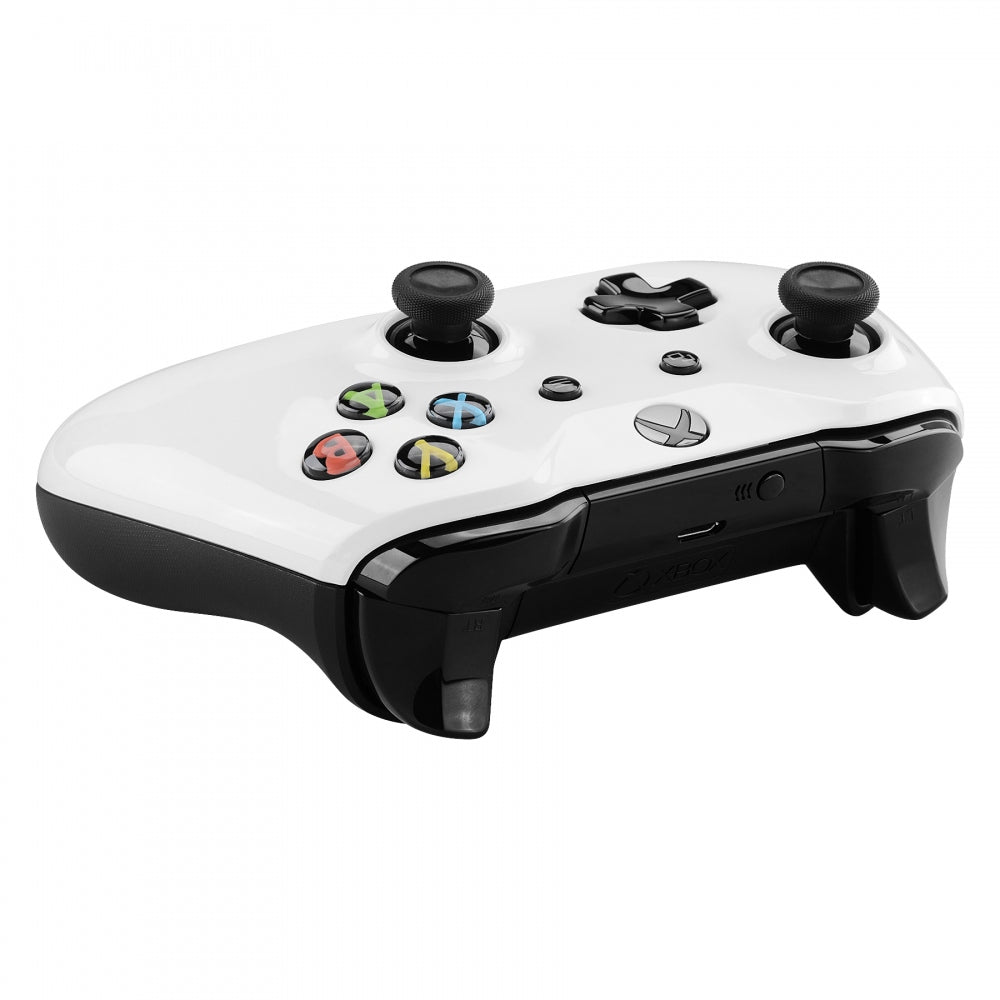 Glow in The Dark Front Housing Shell Faceplate for Microsoft Xbox One X & One S Controller (Model 1708) - Custom Replacement Cover with Enhanced Grip - Perfect for Gaming in Low Light & Nighttime Play