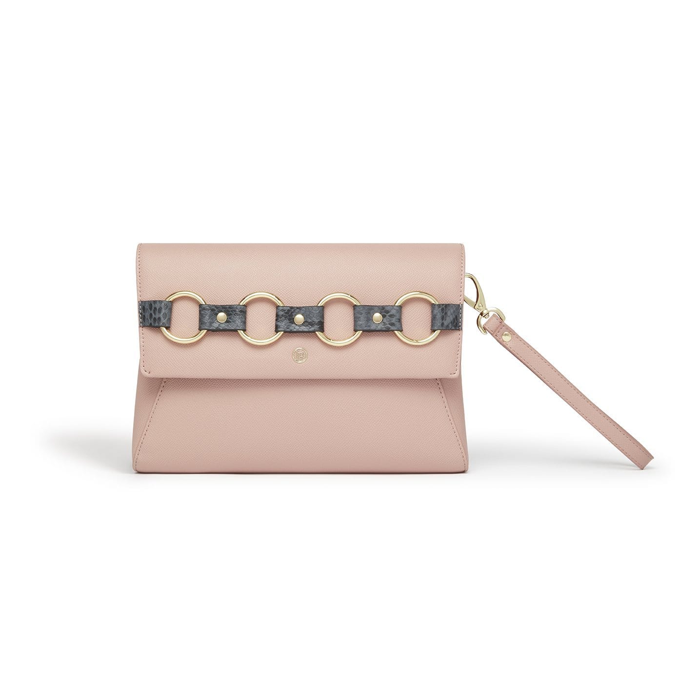 Vegan Leather Clutch Crossbody Bag for Women | Alder Pink Nude Handbag | Perfect for Parties, Weddings & Everyday Use