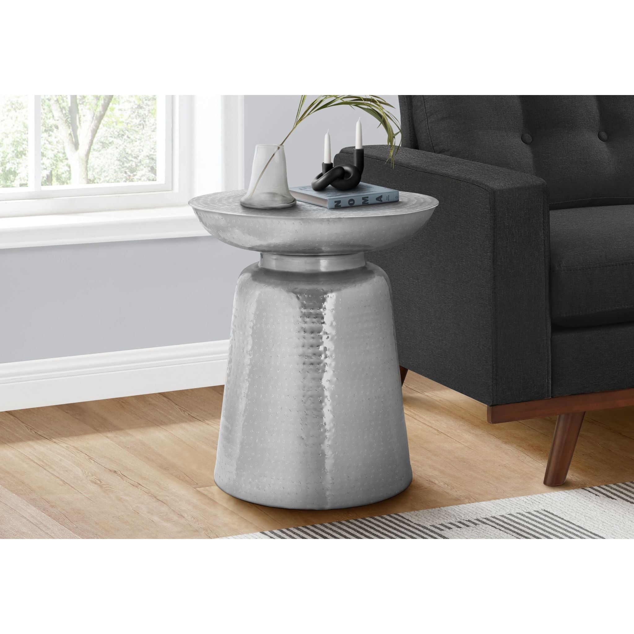 Ariana Accent Table - Stylish Side Table for Living Room, Bedroom & Office - Perfect for Decor, Storage & Display - Modern End Table with Elegant Design