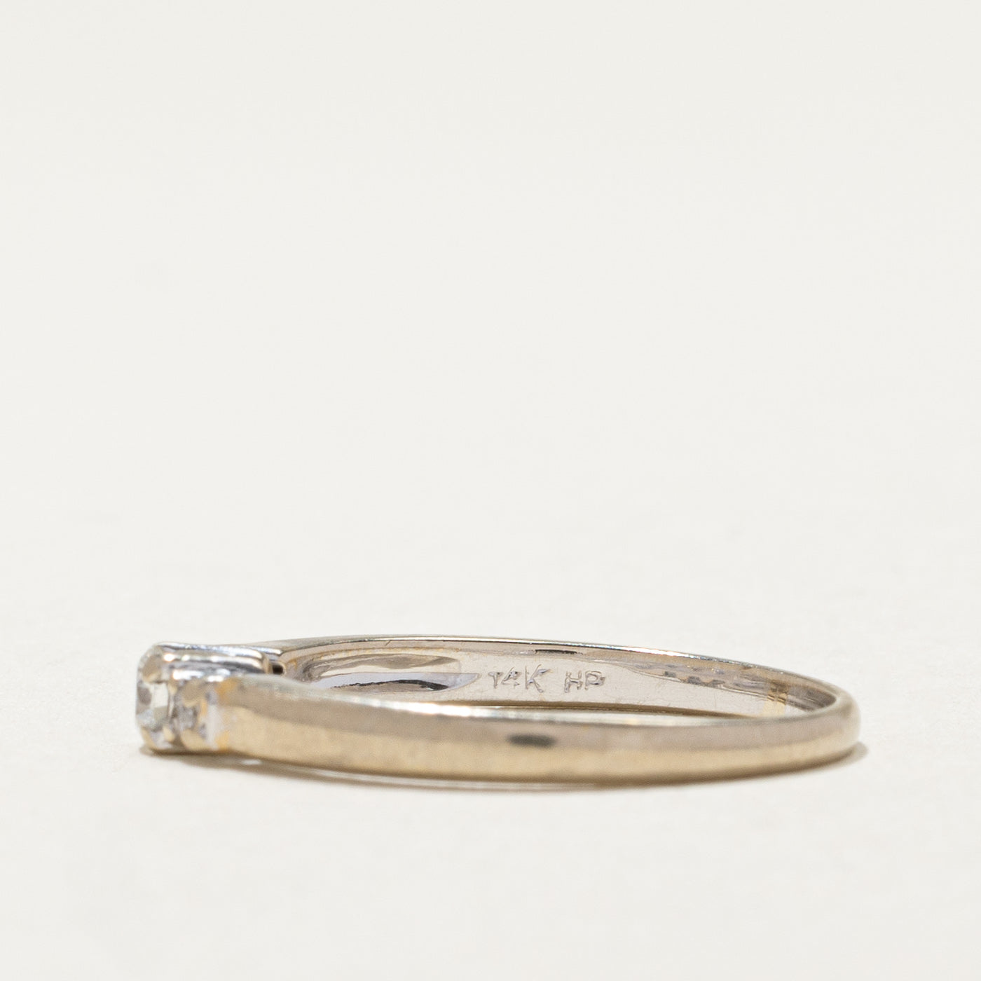 0.16ctw Three Stone Diamond Ring - Size 6.25 | Elegant Engagement, Wedding, or Anniversary Jewelry Gift for Women