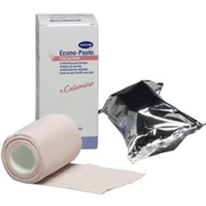 Econo Paste Plus Calamine Bandage - 12 Count, 4 x 10 Yards | First Aid for Poison Ivy, Oak, Sumac Rashes & Skin Irritations | Soothing Relief for Itchy Skin