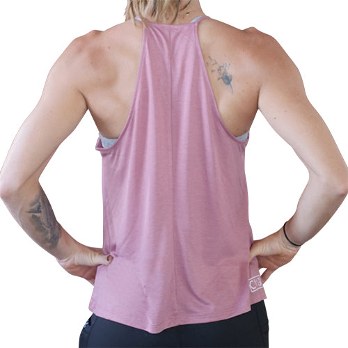 Basic High Neck Flowy Tank Top for Women - Soft Loose Fit Casual Summer T-Shirt | Perfect for Yoga, Beach, and Everyday Wear
