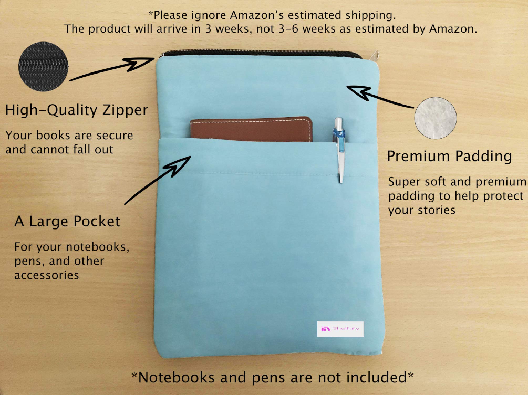 Are You Staring at My Books Book Sleeve - Protective Cover for Hardcover & Paperback Books - Perfect Gift for Book Lovers - Ideal for Reading, Travel & Book Storage - Notebooks & Pens Not Included