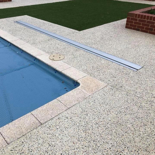 Durable Daisy Pool Covers for In-Ground Pools with Large Box Rollers - Perfect for Winter Protection & Year-Round Pool Maintenance