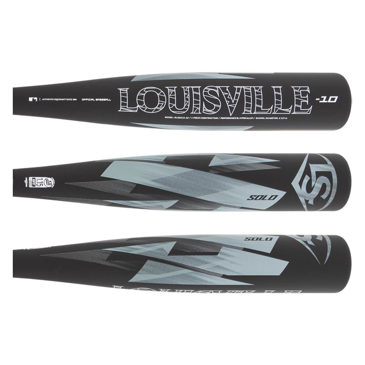 2022 Louisville Slugger Solo 10 USSSA Baseball Bat - WTLSLS6X1022 | Lightweight & Durable for Youth & Adult Players | Perfect for Games, Practice & Tournaments
