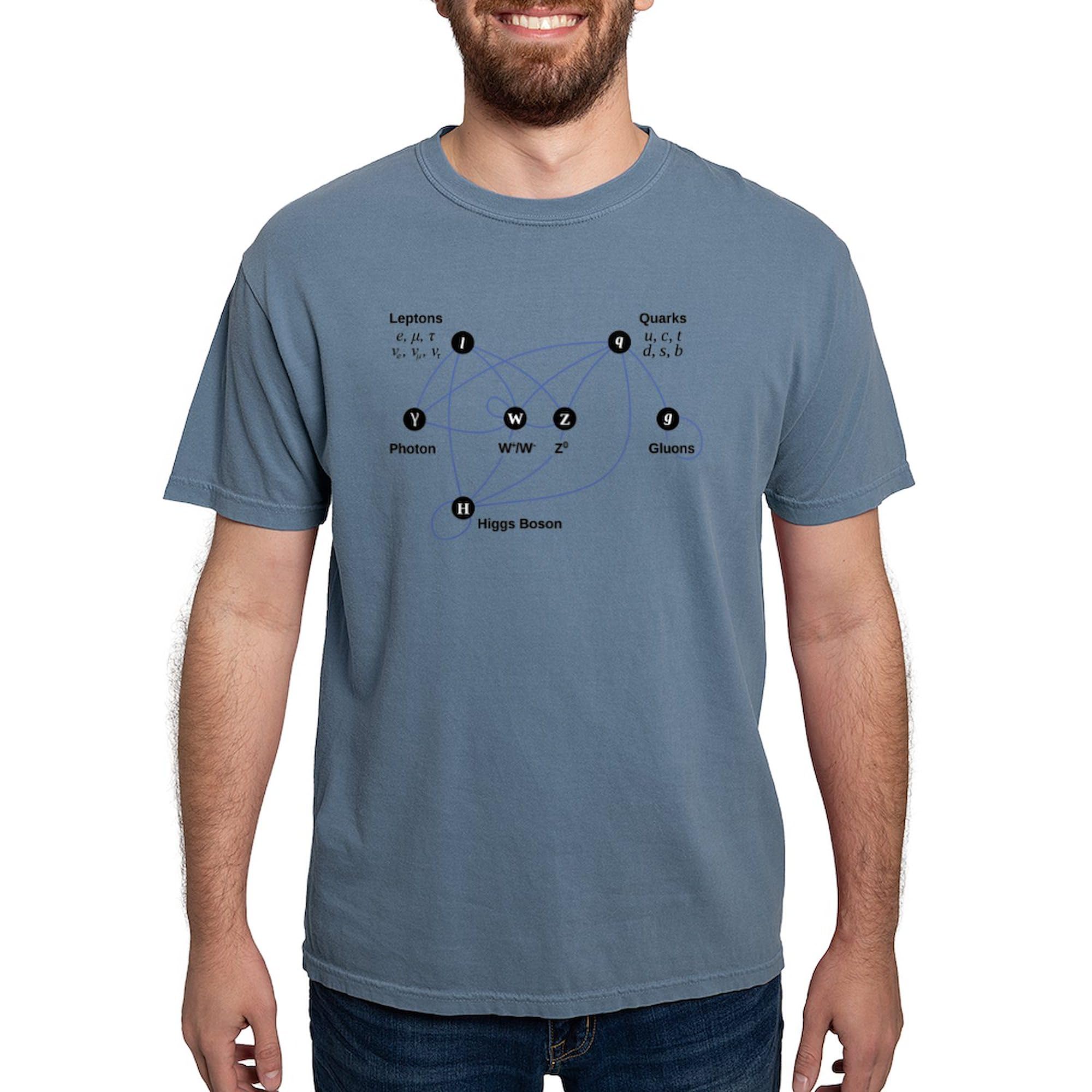 Higgs Boson Diagram T-Shirt for Men - Comfort Colors Science Tee - Perfect for Physics Lovers, Nerdy Gifts & Casual Wear