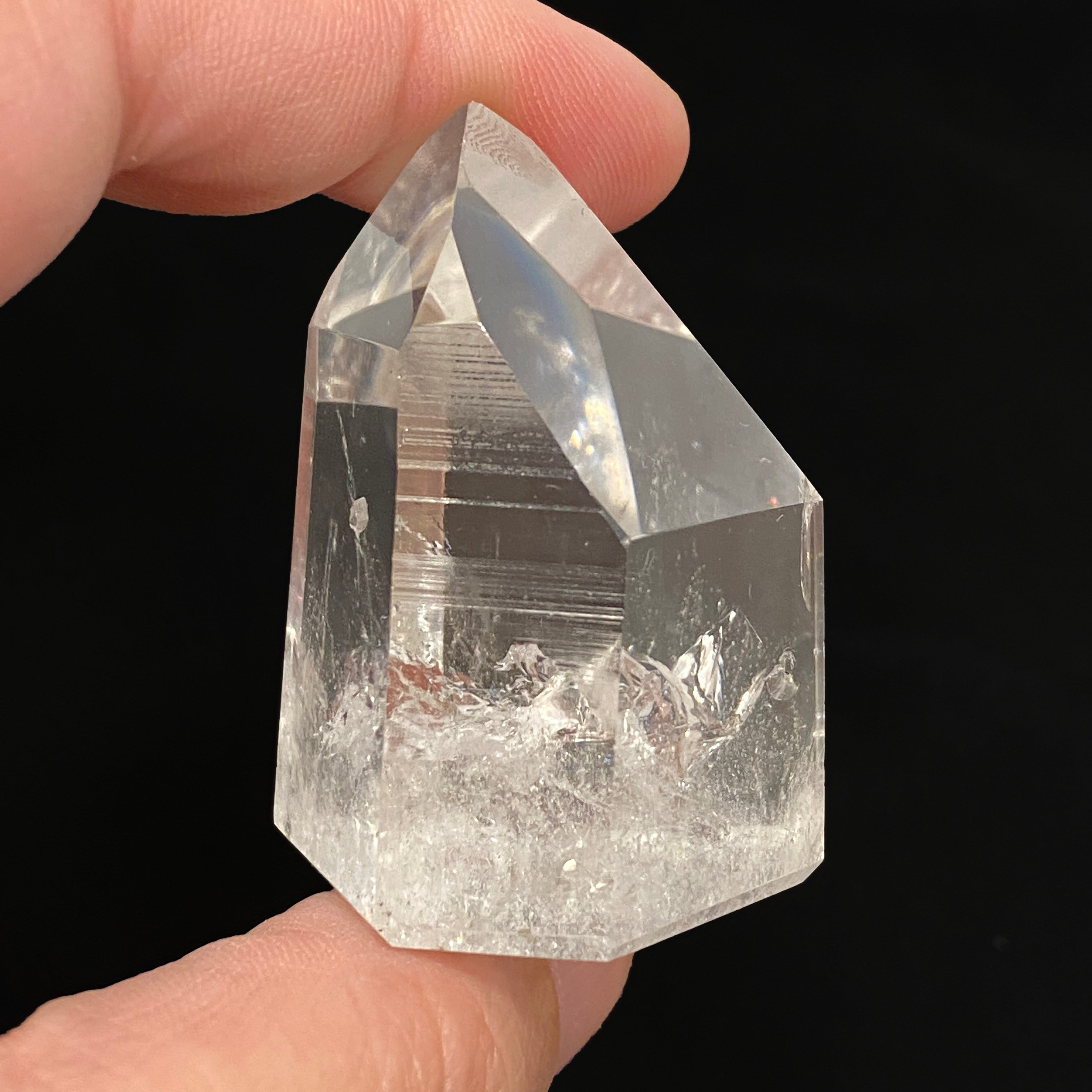 Lemurian Seed Crystal Polished Point - 74g 47x38mm Natural Healing Stone for Meditation, Energy Work & Spiritual Growth - Perfect for Home Decor, Yoga Spaces & Crystal Collections