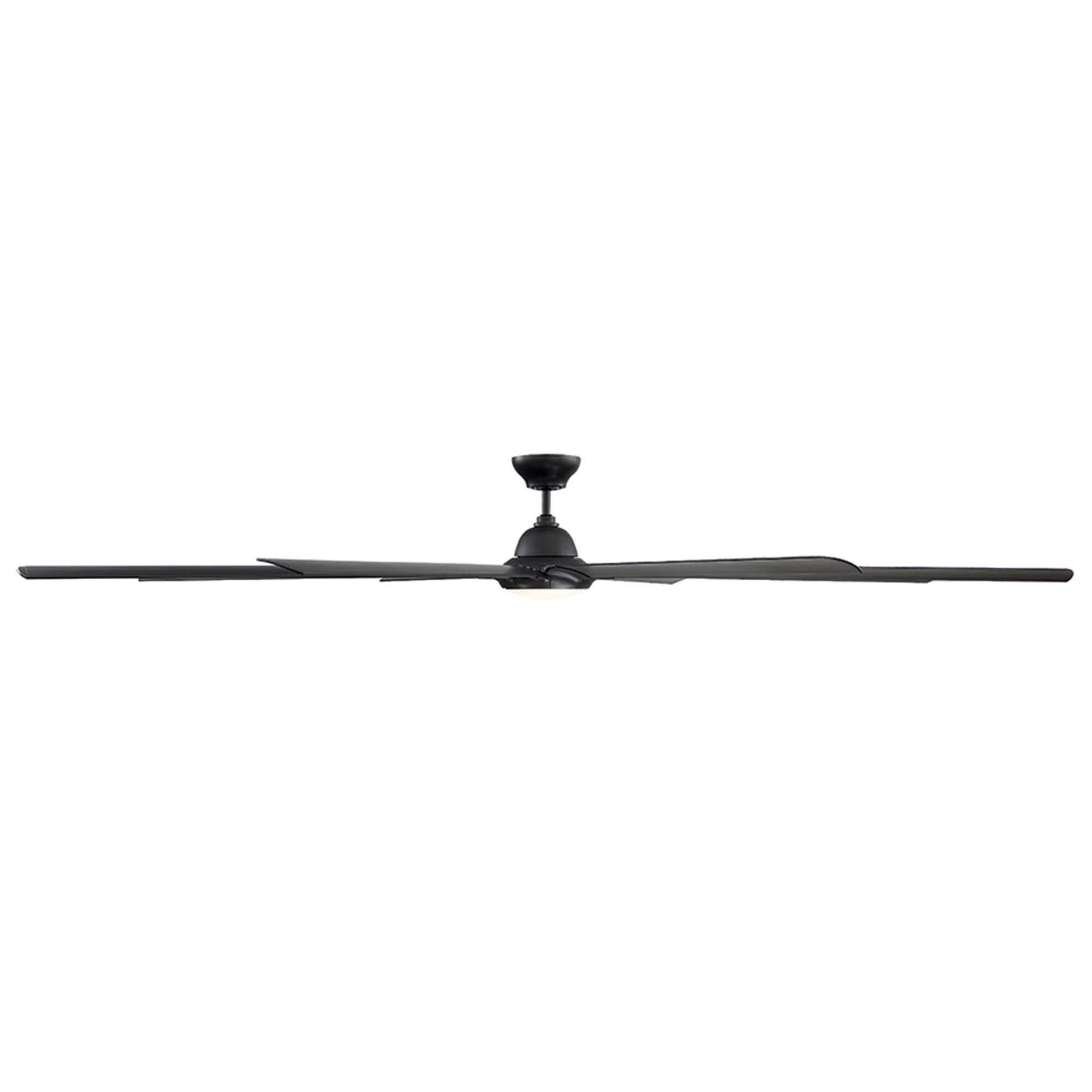 120in Hydra Smart 8-Blade Ceiling Fan with 3500K LED Light Kit, Bronze Finish, Wall Control, Alexa & Google Assistant Compatible, Ideal for Large Living Rooms and Outdoor Patios