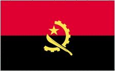 5x8 Feet Angola Nylon Flag - All-Weather Durable Outdoor Flag with Brass Grommets - Perfect for Backyards, Sporting Events & Patriotic Displays