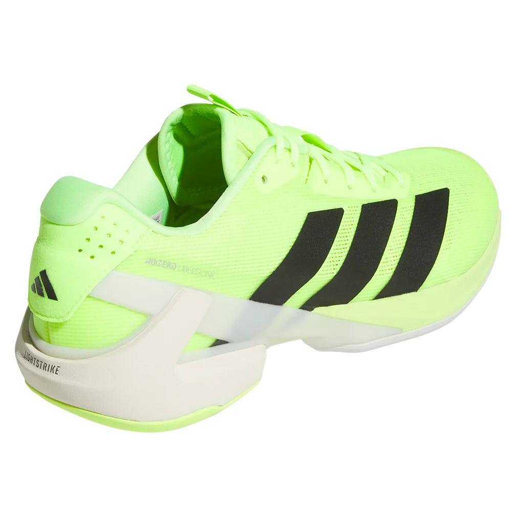 Adizero Ubersonic 5 Men's Tennis Shoes - Lightweight Performance Court Shoes in Lucid Lemon & Core Black | Perfect for Competitive Matches & Training Sessions