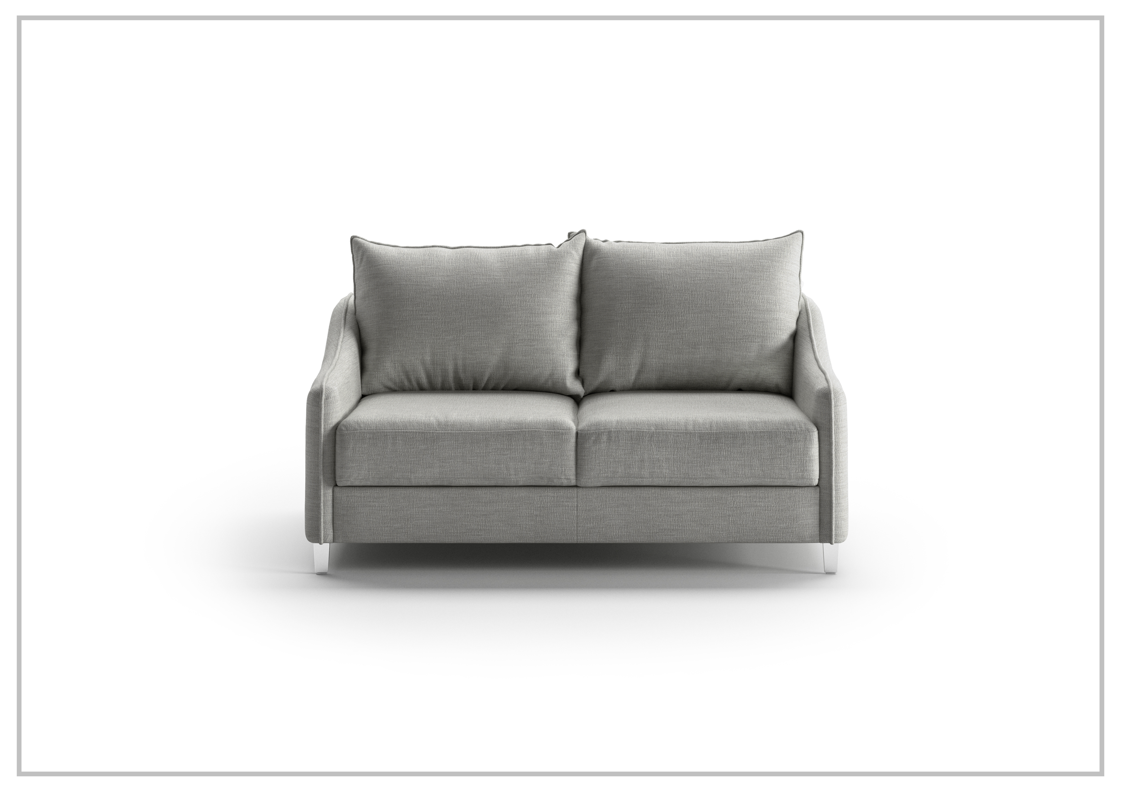 Luonto Ethos Fabric Full XL Sleeper Sofa - 2 Gray Color Options | Space-Saving Convertible Sofa Bed for Small Apartments & Guest Rooms
