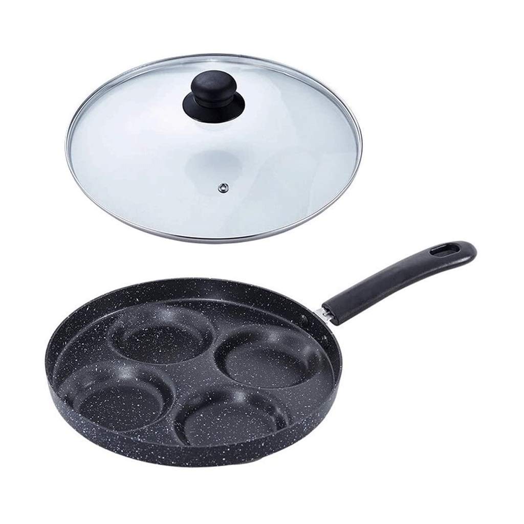 Non-Stick Steak Frying Pan - 10 Inch Small Skillet for Pancakes, Eggs & Cooking - Gas Stove & Induction Compatible - Perfect for Home Kitchen, Breakfast & Camping