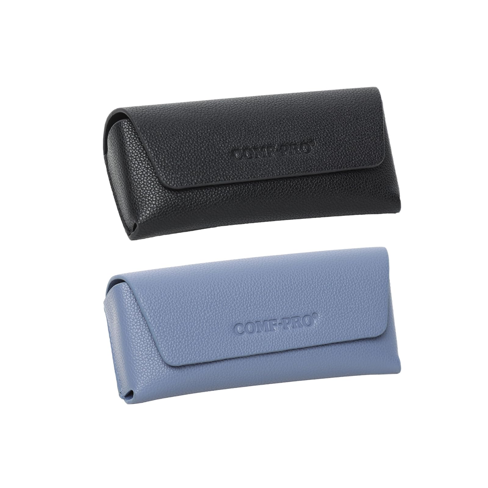 Metal Hard Shell Glasses Case - Lightweight Unisex Eyewear Storage (2 Pack) | Durable Protection for Travel, Study, Work & Everyday Use | Perfect for Glasses, Sunglasses & Reading Glasses