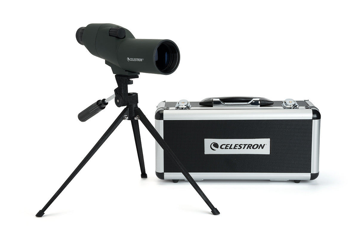 UpClose 15-45x50mm Straight Zoom Spotting Scope - High Power Magnification for Bird Watching, Hunting & Target Shooting - Compact & Waterproof Design for Outdoor Adventures