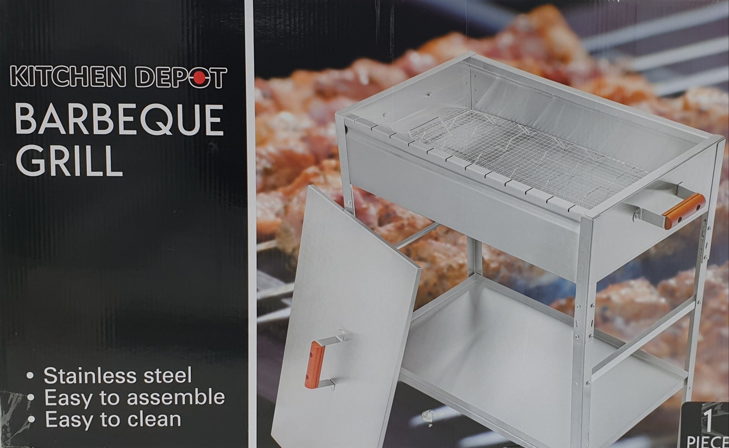 30x16x34 Stainless Steel BBQ Grill - Heavy Duty Outdoor Gas Grill for Backyard, Patio, and Camping - Perfect for Grilling Burgers, Steaks, and Vegetables