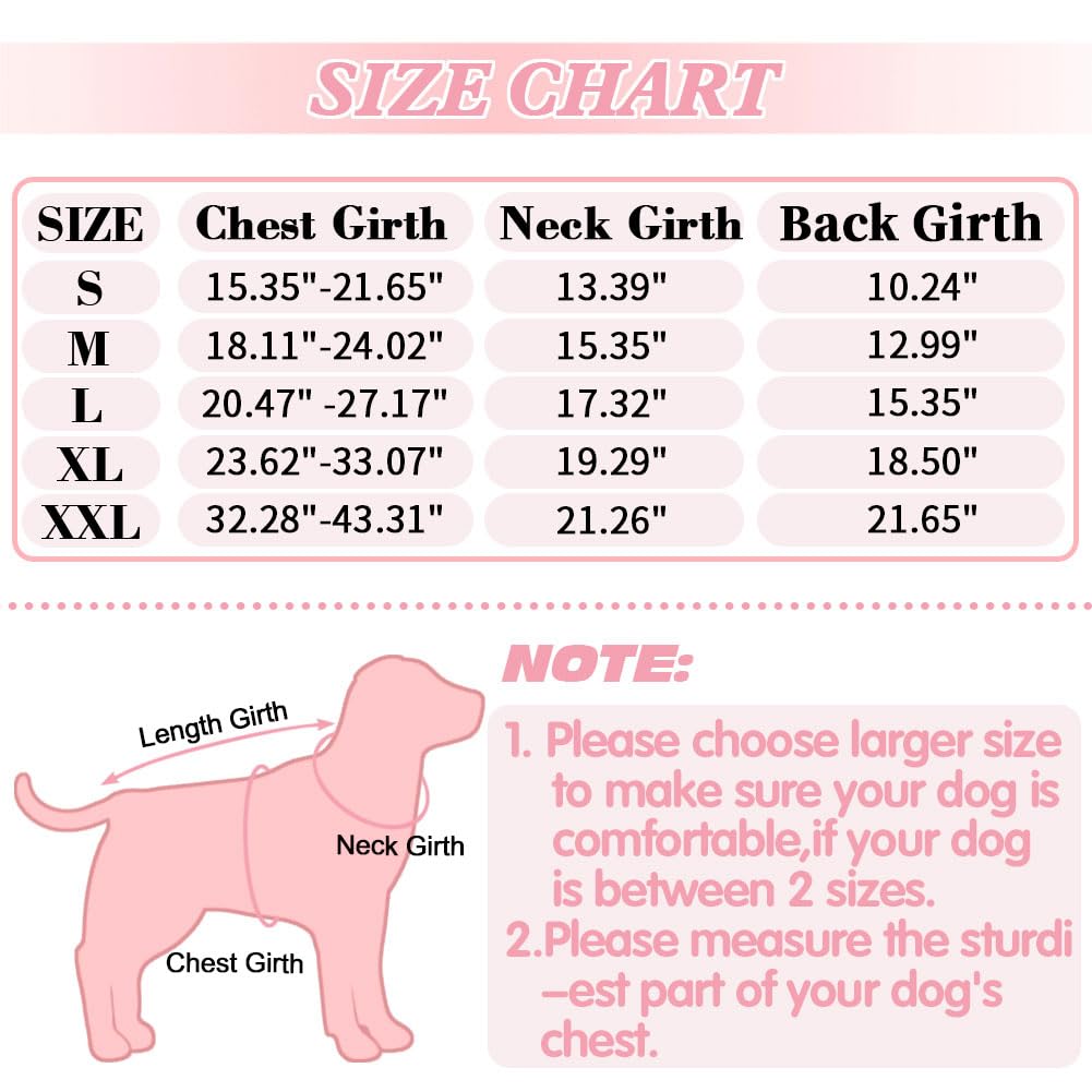 Warm Windproof Dog Winter Jackets with Fleece Lining & Reflective Strips - Furry Collar Winter Coats for Large Dogs (Pink) - Perfect for Cold Weather Walks & Outdoor Adventures