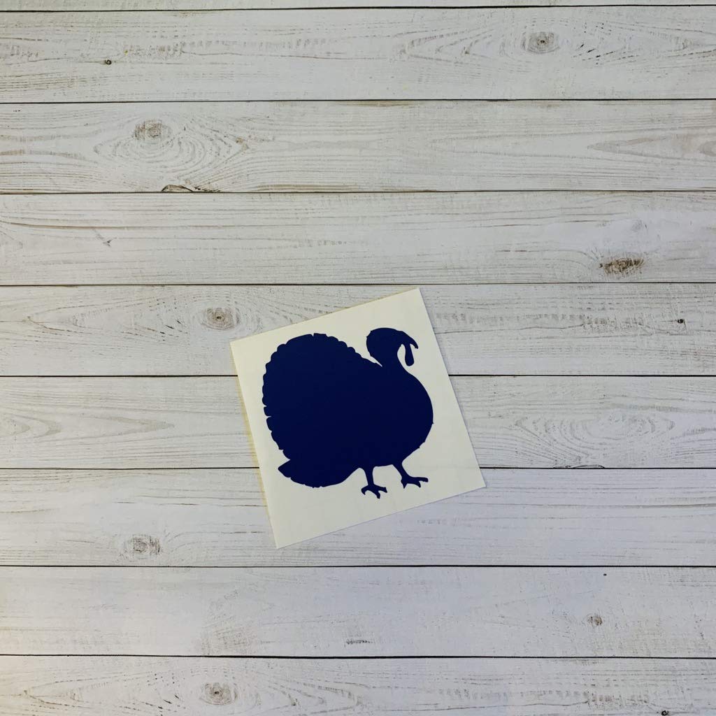 Premium Turkey Vinyl Decal Sticker - Waterproof Bird Decoration for Windows, Cars & Home - Perfect for Thanksgiving Decor & Holiday Gifts