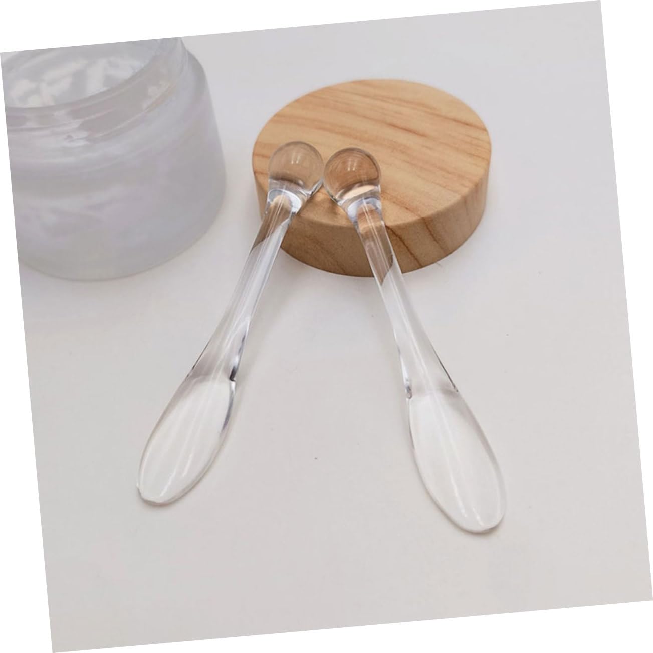 10pcs Cosmetic Spatula Set - Stainless Steel Scoop Eye Cream Stick & Beauty Spatula for Makeup, Skin Care, Face Cream Application - Perfect for Salon, Spa, Home Use & Travel Kit