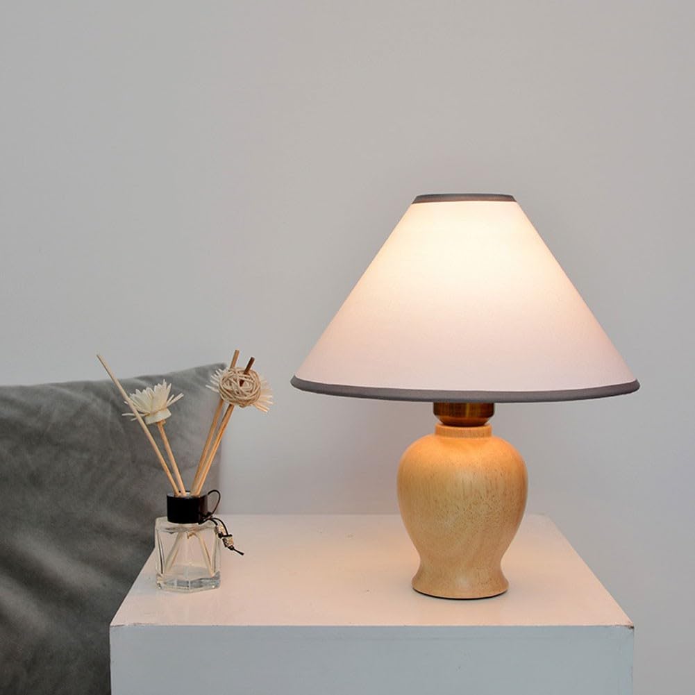 Modern Decorative Small Table Lamp - Bedside Nightstand Lamp for Bedroom, Office & Study Desk | Perfect for Reading, Working & Creating Cozy Ambiance