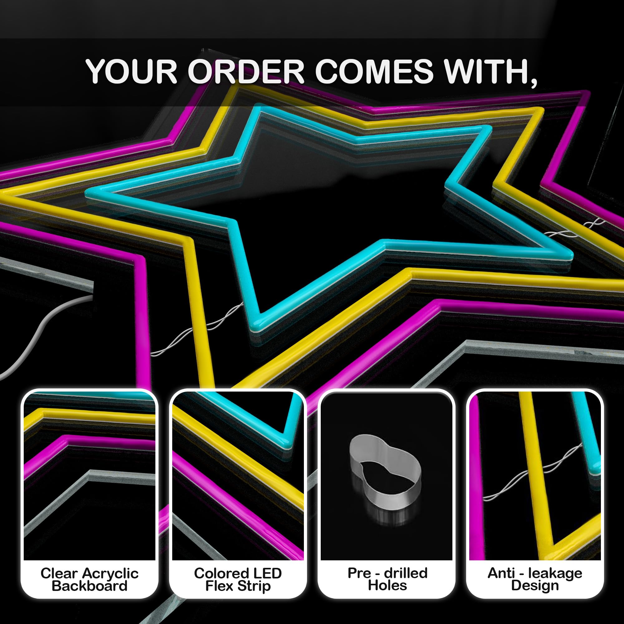Custom LED Neon Sign - Personalized Wall Decor for Bedroom, Wedding, Birthday & Halloween - 40