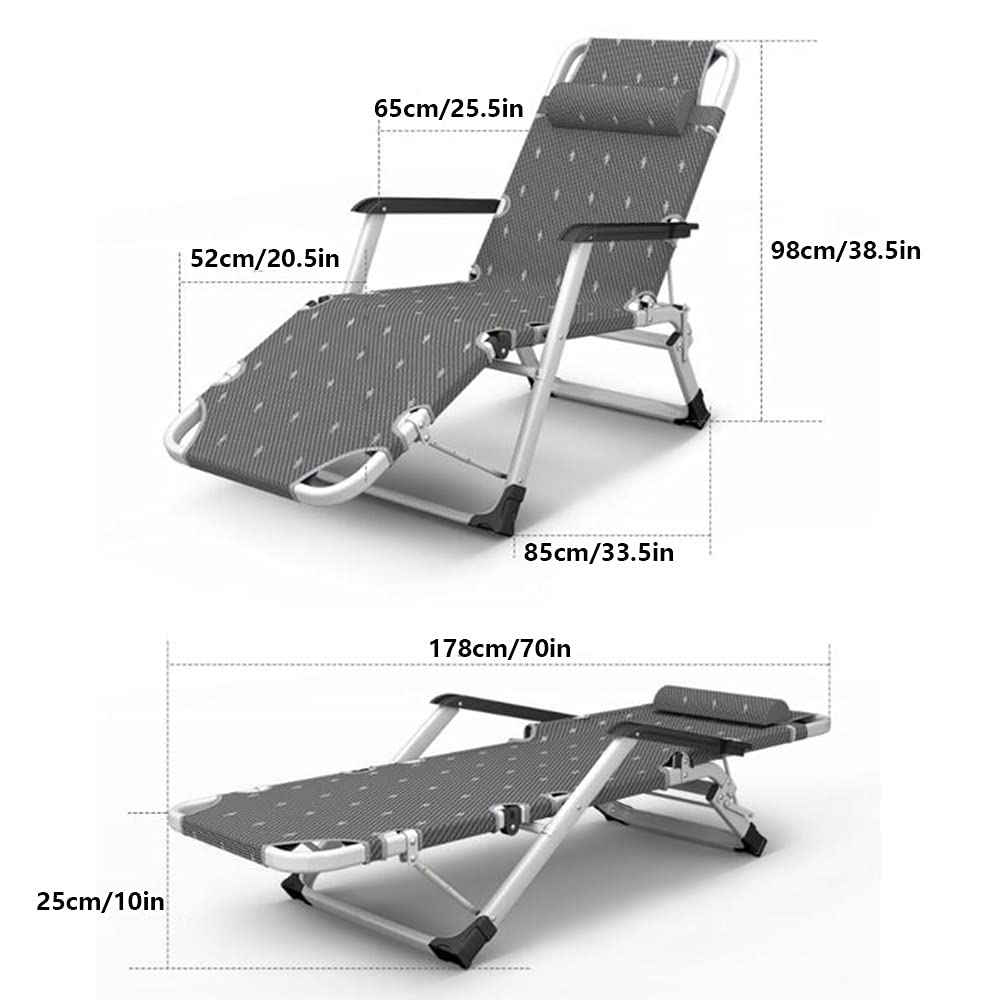 Zero Gravity Lounge Chair - Adjustable Reclining Patio Chair with Pillows for Backyard, Poolside & Beach | Foldable Outdoor Relaxation Chair with Mattress | Perfect for Sunbathing, Lounging & Outdoor Comfort (Orange)