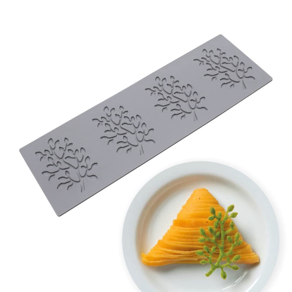 3D Leaf Silicone Mold for Chocolate Candy & Cake Decorating - Tree Shaped Silicone Candy Mold for Sugar Craft, Cupcake Toppers, Polymer Clay - Perfect for Halloween, Christmas Baking & DIY Crafts