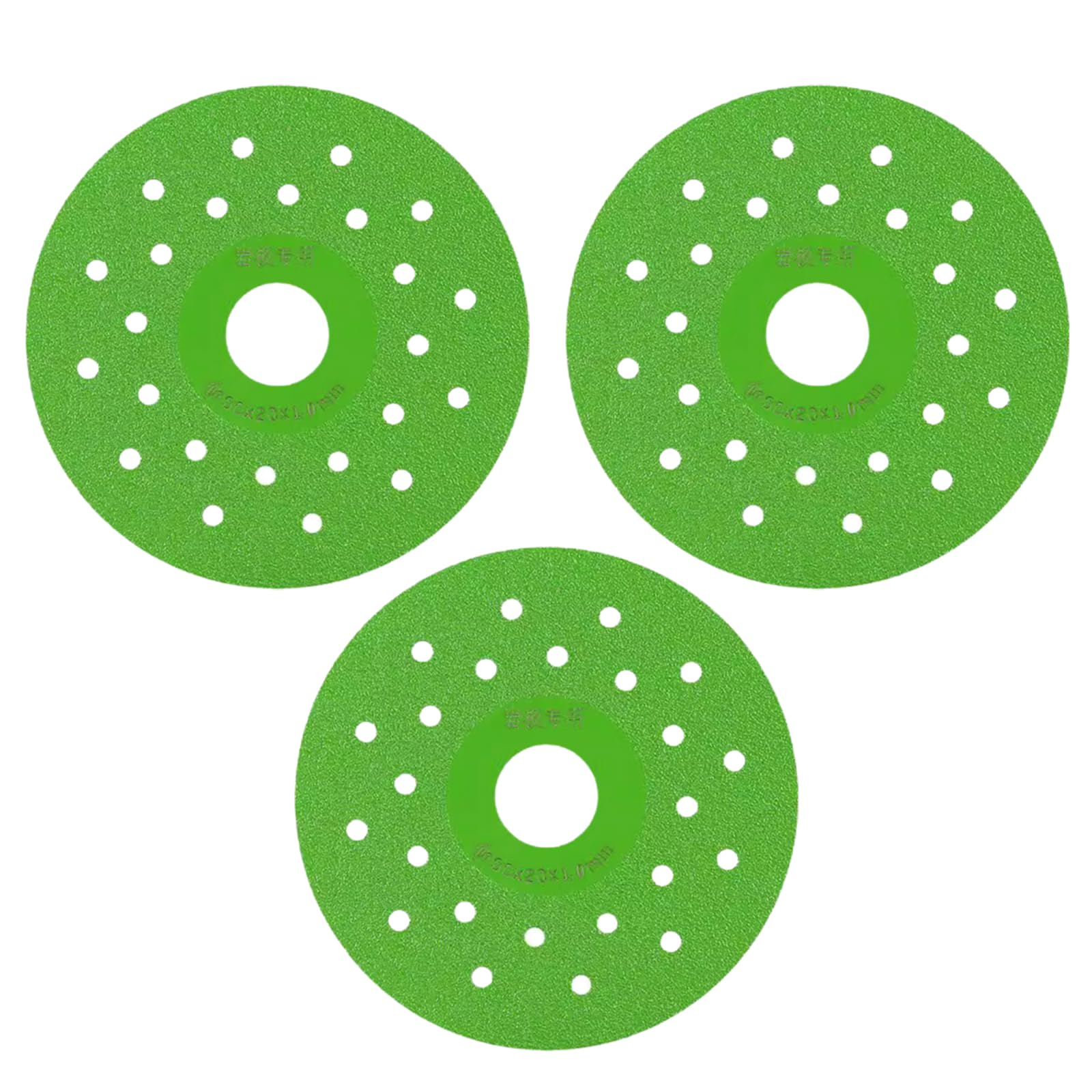 4 Inch Diamond Saw Blade for Angle Grinder - Glass Cutting Disc & Rock Slab Grinding Wheel - Premium Klyzor Sanding Blade for Tile, Stone & Flat Surfaces (3 Pack) - Perfect for DIY Projects, Home Renovation & Professional Construction Work