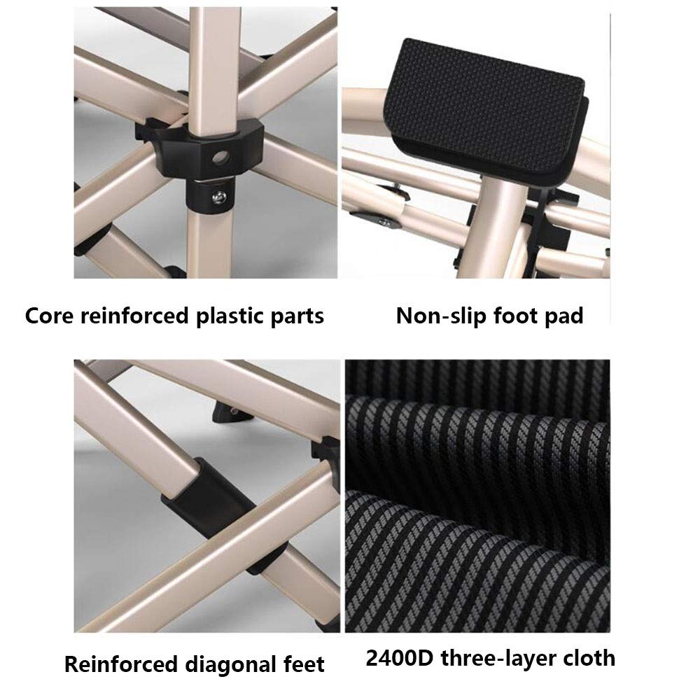 **Heavy Duty Folding Camping Cot - Extra Wide 600 lbs Capacity, Portable Sleeping Bed for Adults, Patio Lounge Chair & Tent Cot - Perfect for Outdoor Camping, Indoor Use & Backyard Relaxation**
