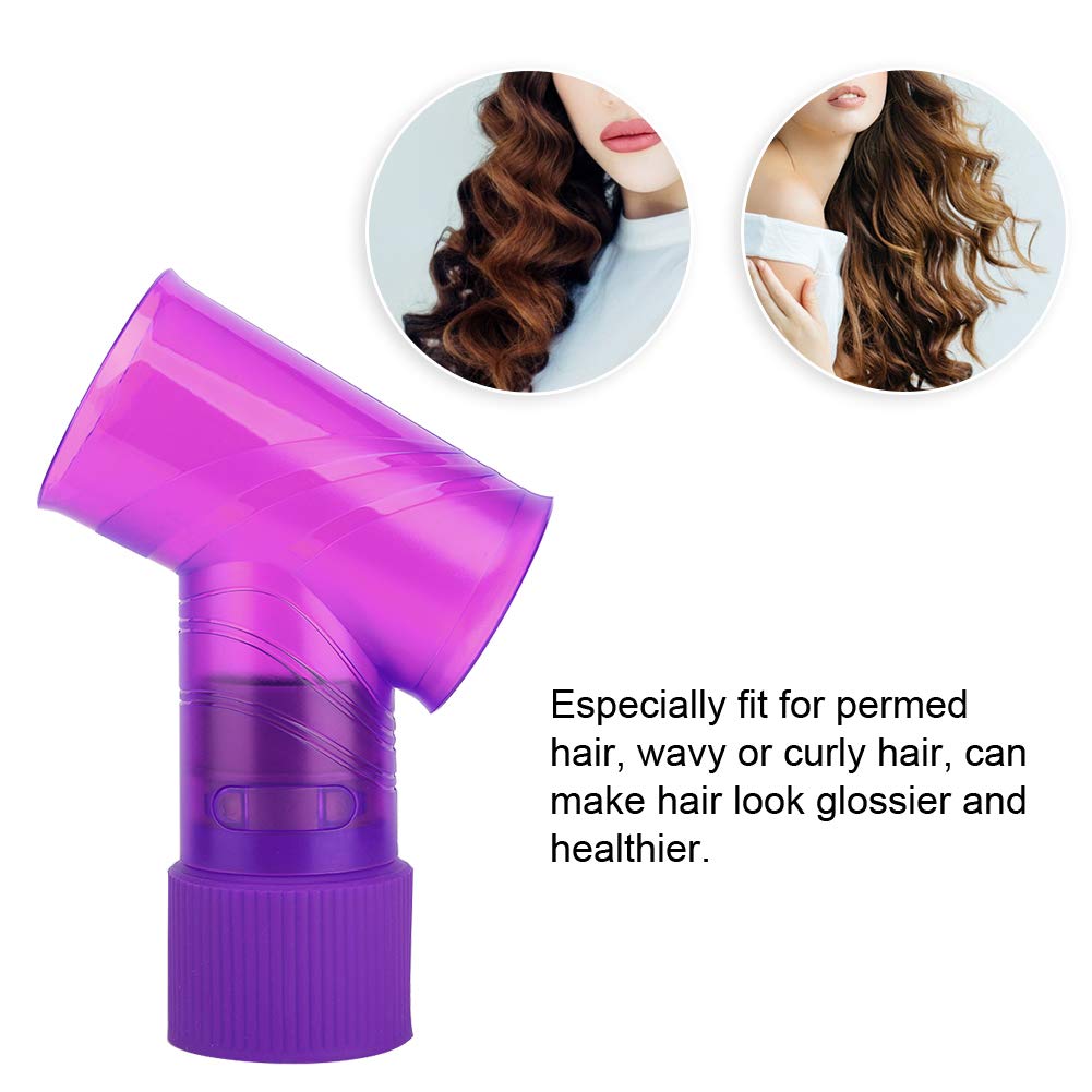 Hair Dryer Diffuser Attachment for Curly, Wavy & Permed Hair - Salon Quality Blow Dryer Accessory for Frizz-Free Styling at Home