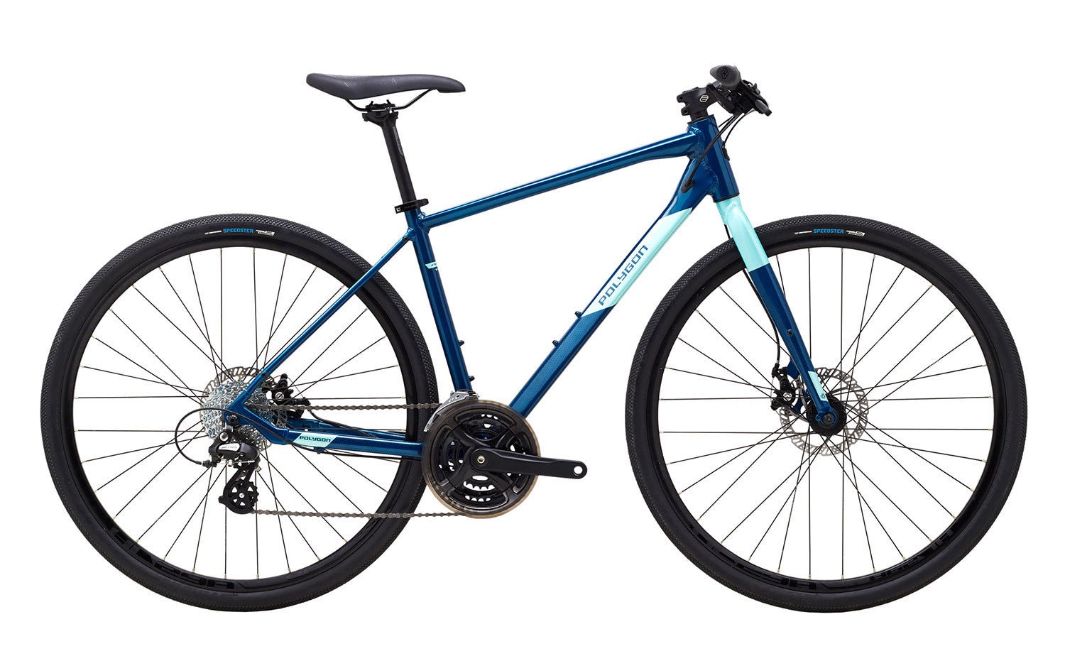 Polygon Path 2 Urban Commuter Bike - Lightweight Aluminum Frame, 21-Speed Gears for City Riding | Perfect for Daily Commute, Exercise & Urban Adventures