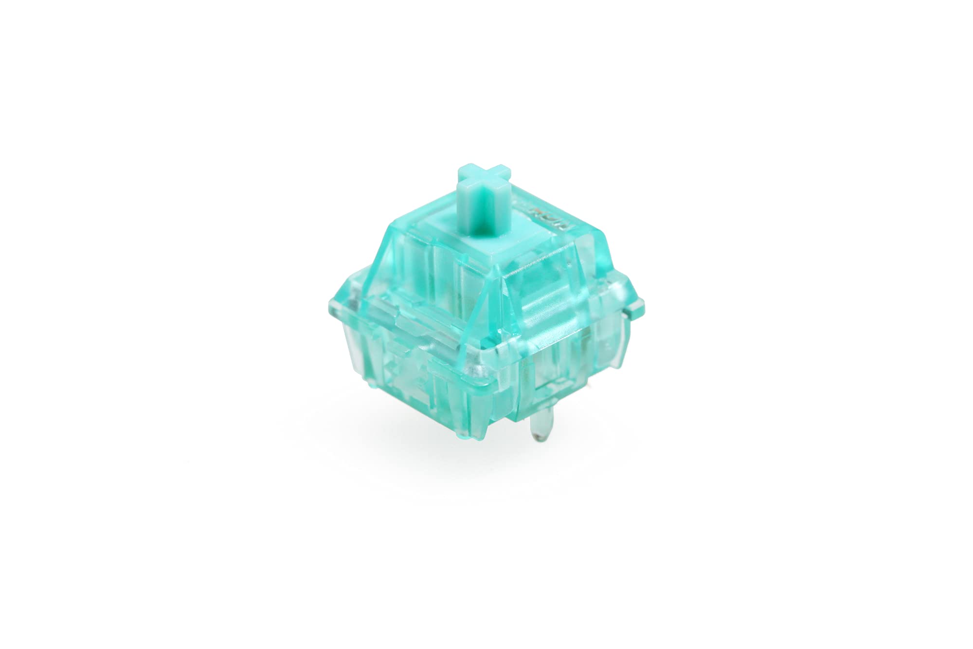 Gateron Turquoise Tealio Linear Switch 63.5g/65g 5-Pin SMD RGB MX Mechanical Keyboard Switch - Cyan Colorway (110-Pack) | Smooth Typing & Gaming for Custom Keyboards