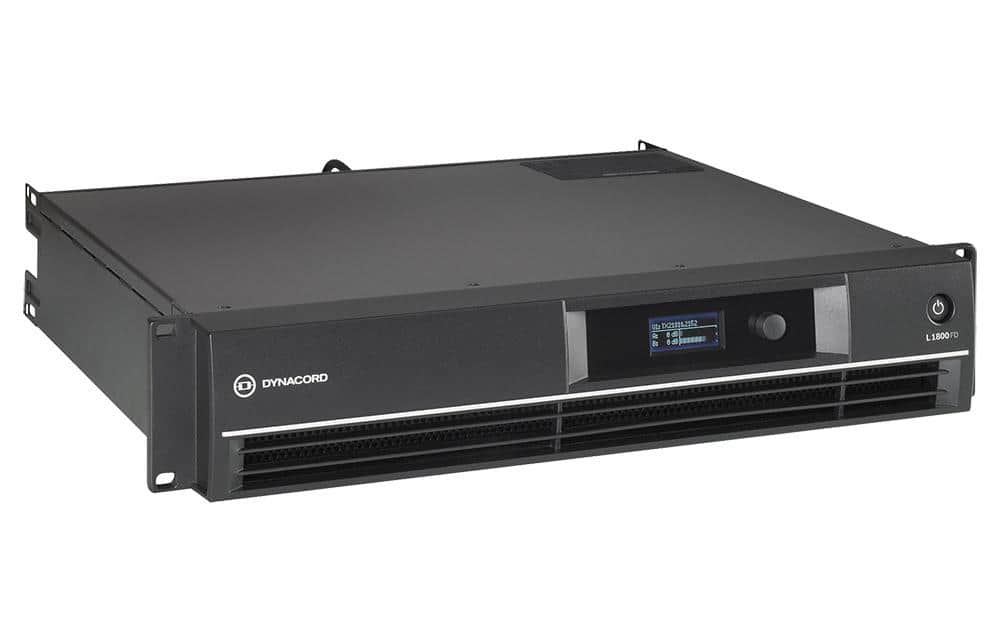 Dynacord L1800 Professional Power Amplifier - High-Performance Audio for Live Sound, DJ, and Studio Applications