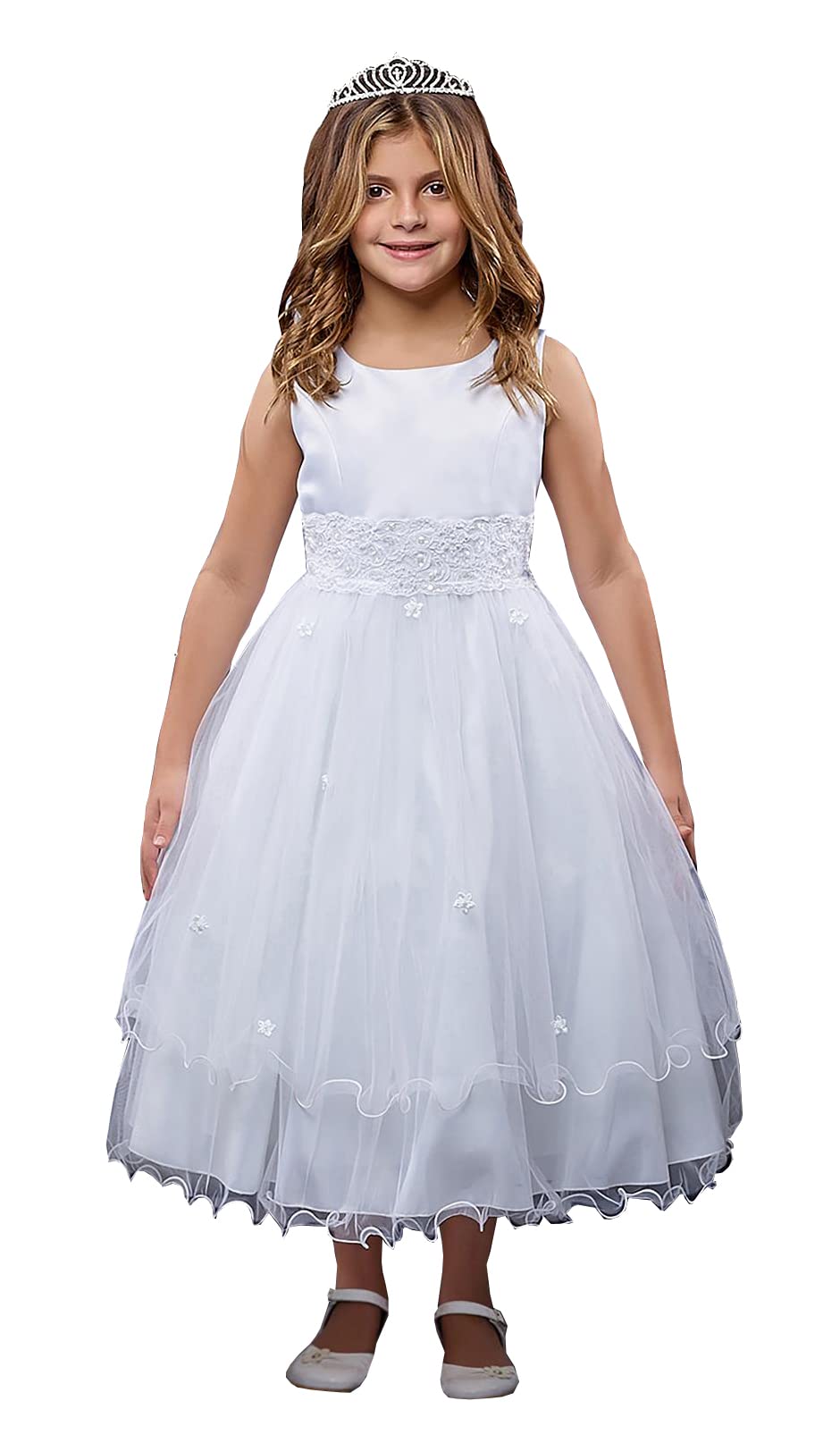 iGirlDress Flower Girl Dress for First Communion, Pageant, Wedding & Birthday - Perfect for Special Occasions & Photo Shoots