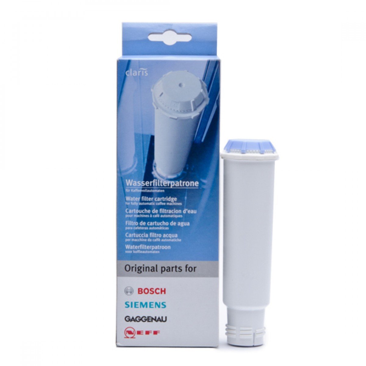 Claris 461732 Replacement Water Filter Cartridge for Bosch & Siemens Coffee Makers - Compatible with Dishwashers & Espresso Machines - Perfect for Home & Office Use