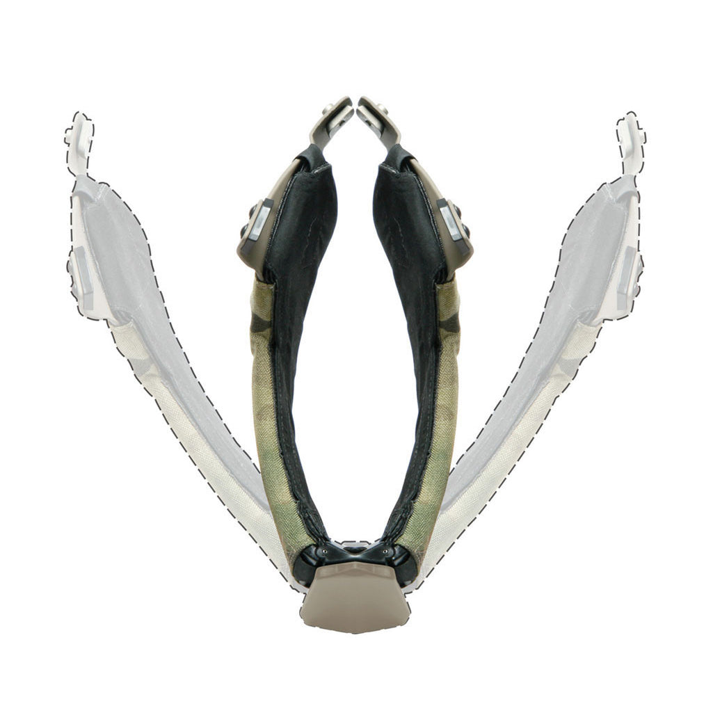 Ops Core Gunsight Mandible FAST Helmet Accessory - Compatible with FAST SF & XP Helmets for Tactical & Airsoft Use