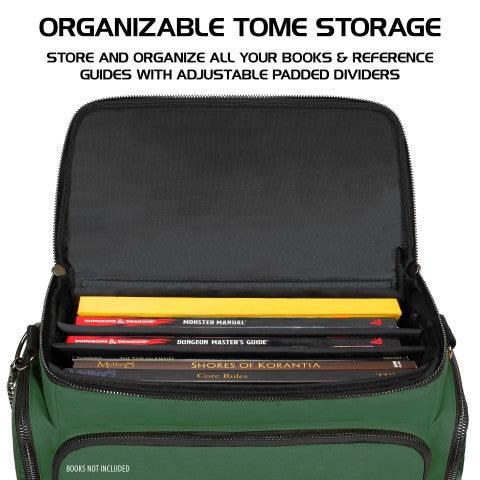 Premium Tabletop RPG Adventurer's Bag - Collector's Edition (Green) | D&D Accessories for Dice, Miniatures & Game Storage | Perfect for Dungeons & Dragons, Pathfinder & Roleplaying Games