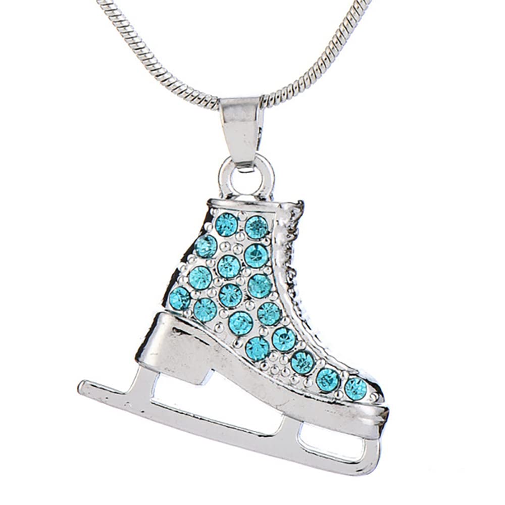 BANCHELLE Skateboard Pendant Necklace for Men & Women - Sports Fan Jewelry Gift with Pouch - Perfect for Skateboarding Enthusiasts & Fashion Accessories