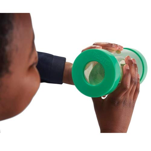 TickiT ClearView Magnifying Sand Timer - 3 Minute Yellow Hourglass for Kids Science Experiments, Classroom Activities & Sensory Play