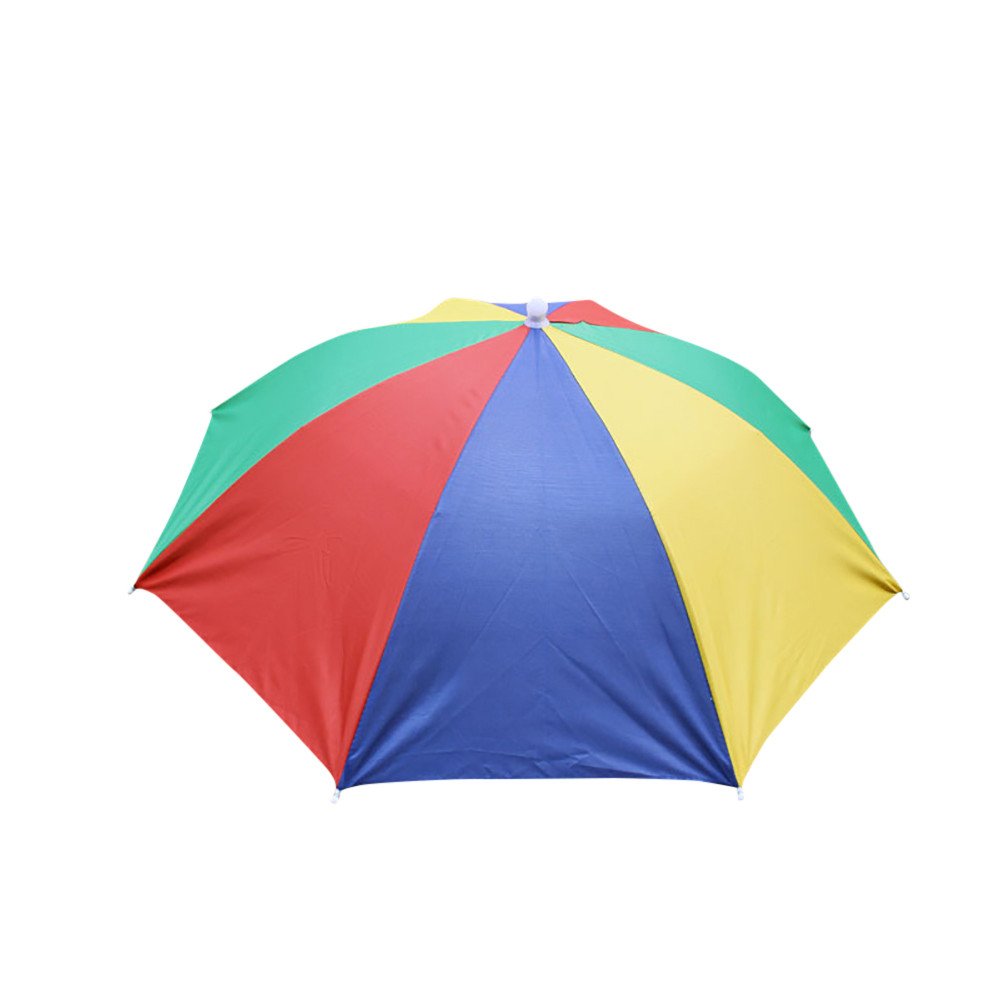 Foldable Multicolor Umbrella Fishing Sun Hat - Novelty Golf, Camping & Baseball Cap for Outdoor Activities, Beach, Hiking & Sports