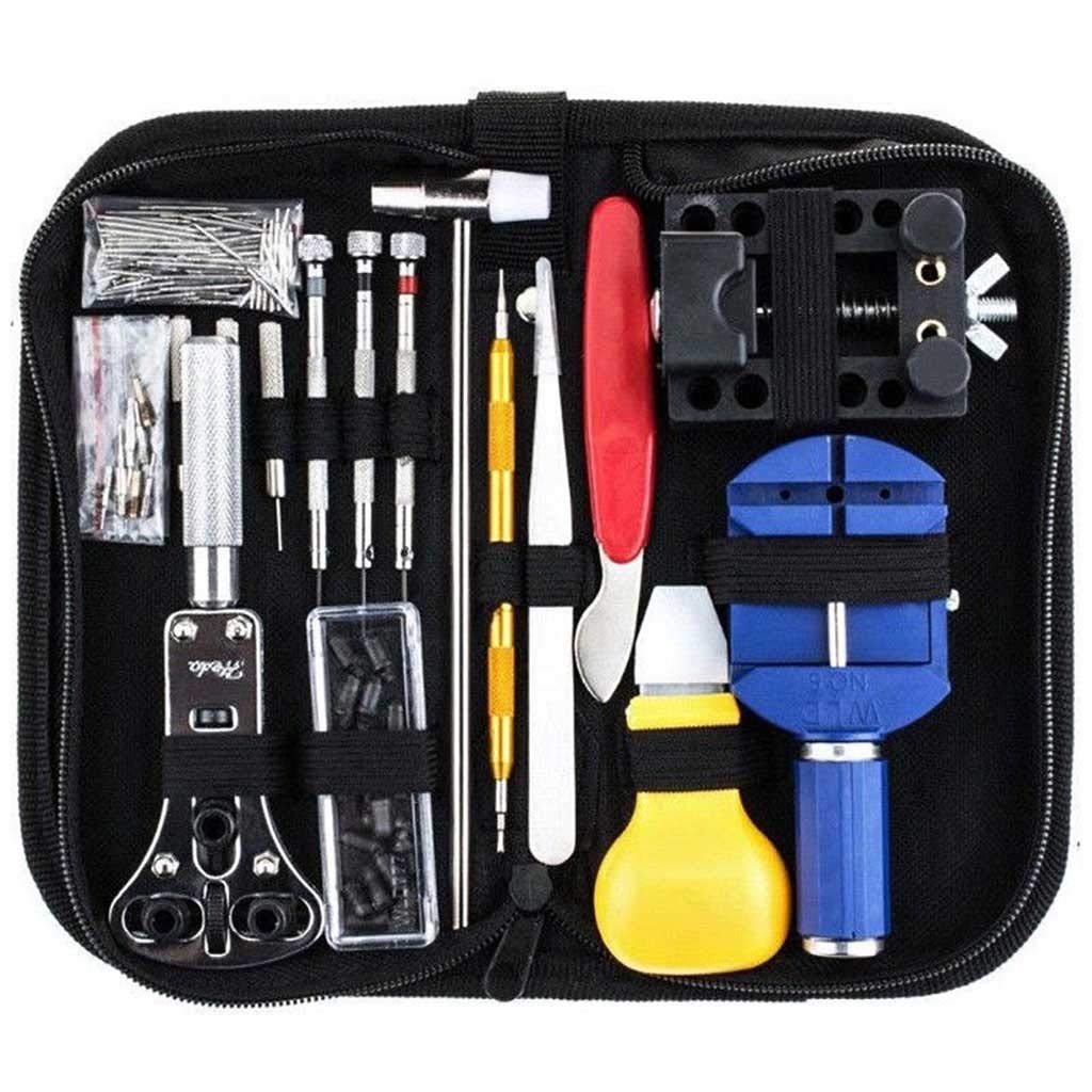 147Pcs Watch Repair Tool Kit - Screwdriver, Opener & Spring Bar Remover for Watchmakers