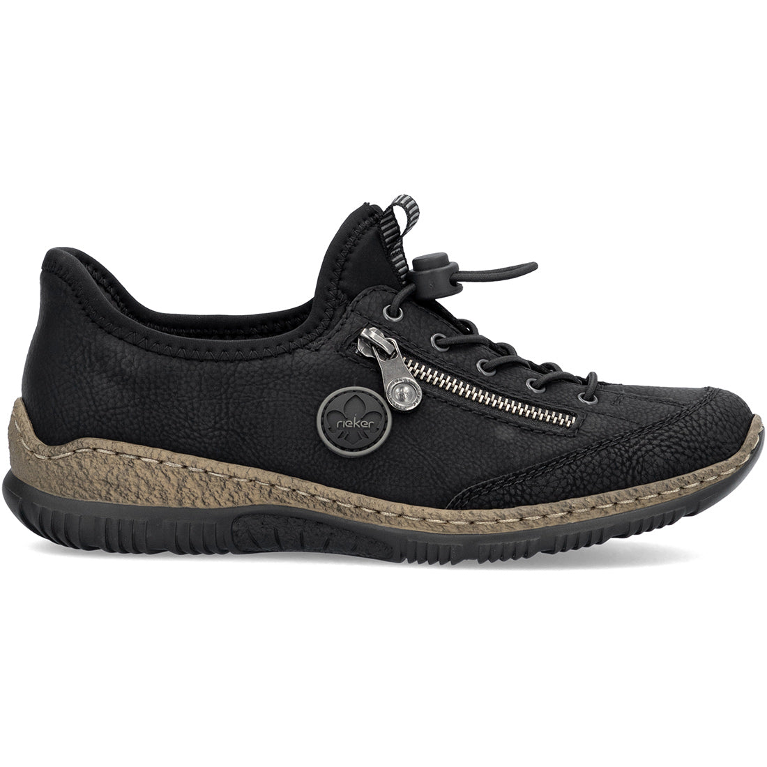 Rieker Nikita 67 Black Women's Comfort Shoes - Stylish & Lightweight for Work, Walking & Everyday Wear
