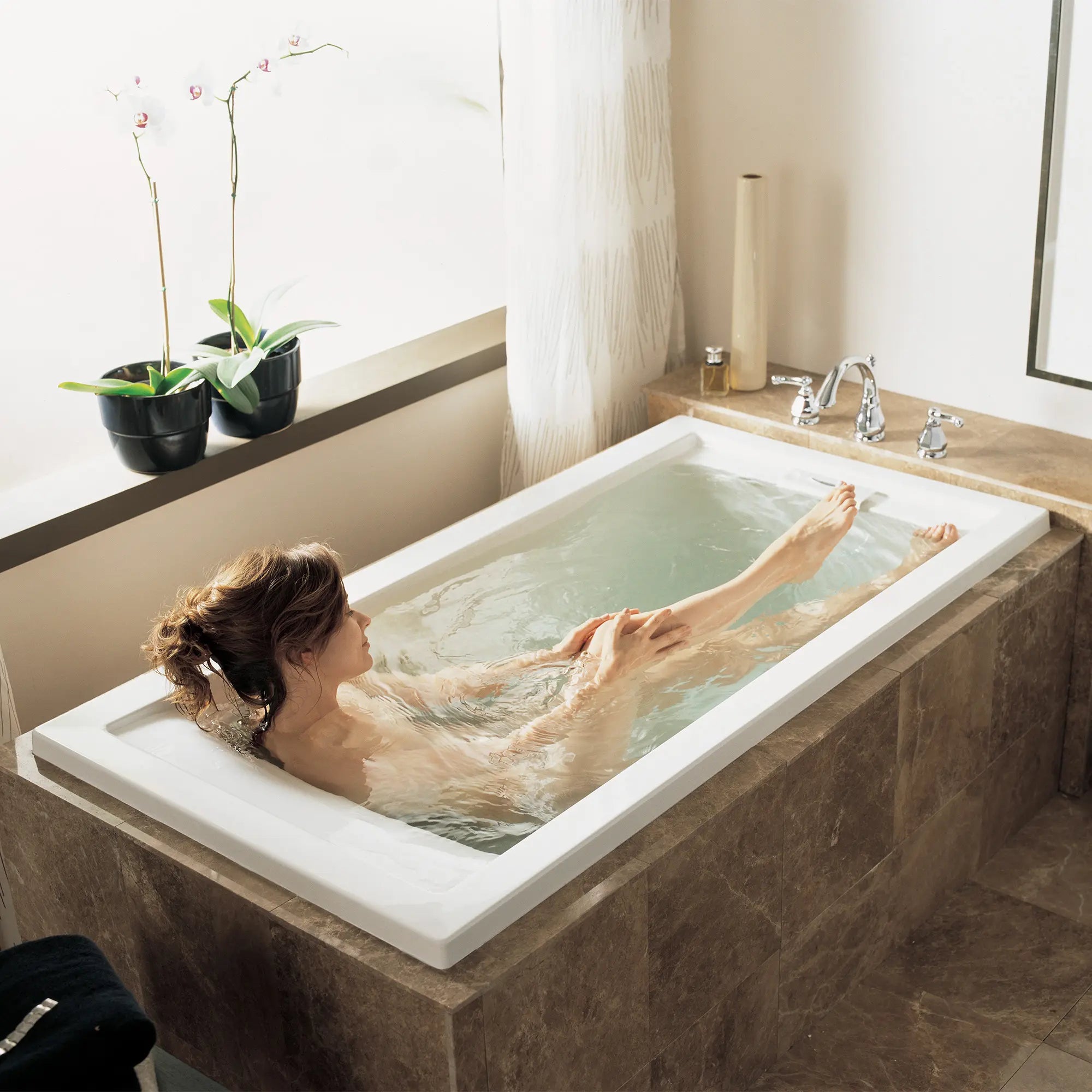 Evolution® 60 x 32 Inch Deep Soak® Drop-In Bathtub - Luxurious Freestanding Soaking Tub for Spa-Like Relaxation at Home