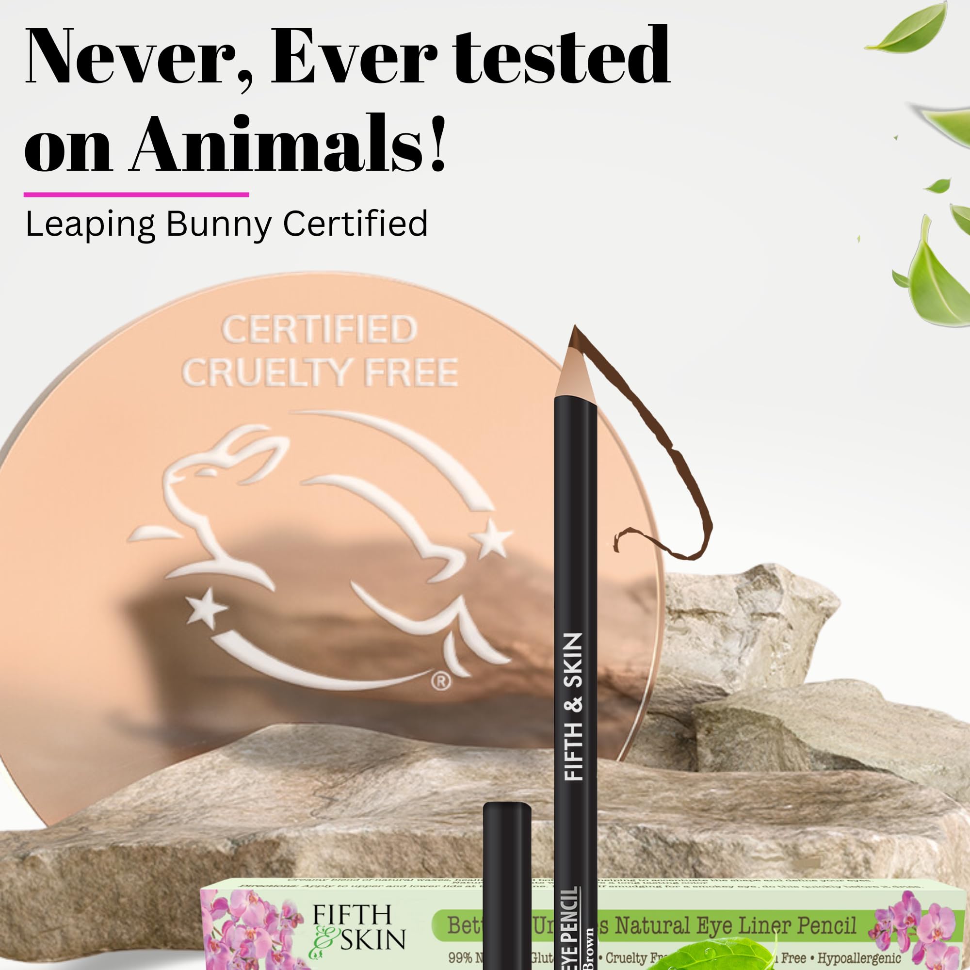 Better'n Ur Eyes Hypoallergenic Eyeliner Pencil - Dark Brown, Natural & Smooth Glide - Vegan, Cruelty-Free, Paraben-Free - Perfect for Sensitive Eyes & Everyday Makeup Looks