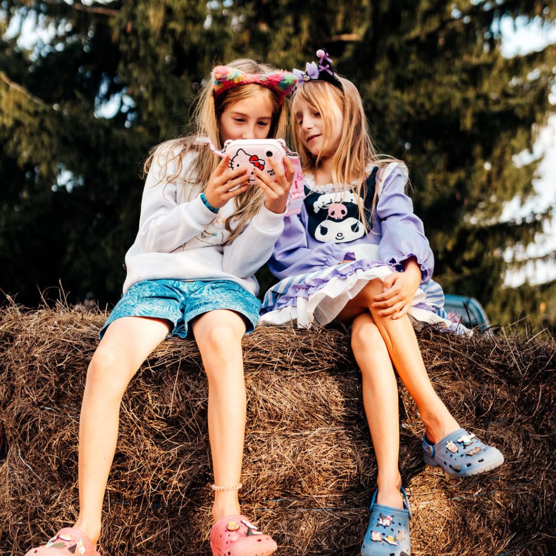 Hello Kitty Instant Print Digital Camera for Kids - 32GB Memory Card, Selfie Camera & Video Recorder by Kidamento | Perfect for Birthday Gifts, Travel Souvenirs & Scavenger Hunt Activities