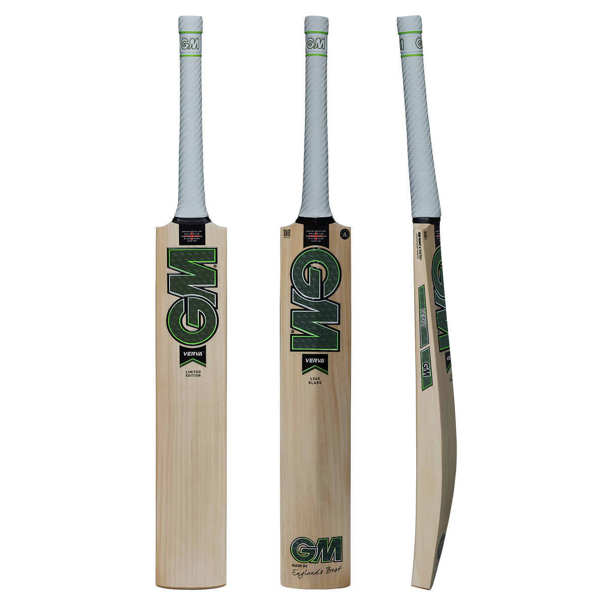 Gunn & Moore Verva DXM LE Cricket Bat - Premium English Willow Cricket Bat for Professional & Amateur Players - Perfect for Matches, Training & Practice Sessions