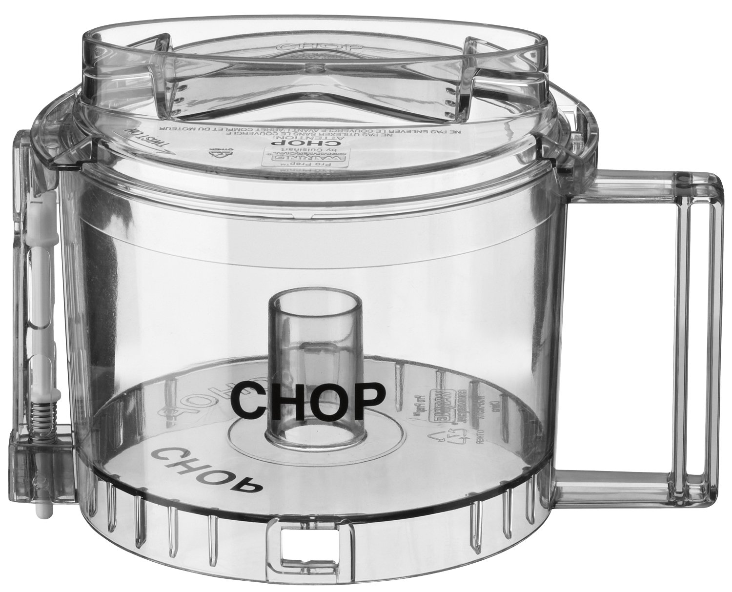 Waring Commercial Pro Prep 3/4-Quart Commercial Chopper Grinder with Bowl & Cover - Silver | Perfect for Restaurants, Catering & Food Prep