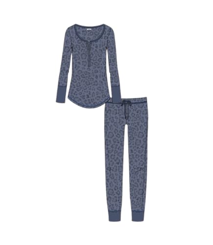 Soft Navy Leopard