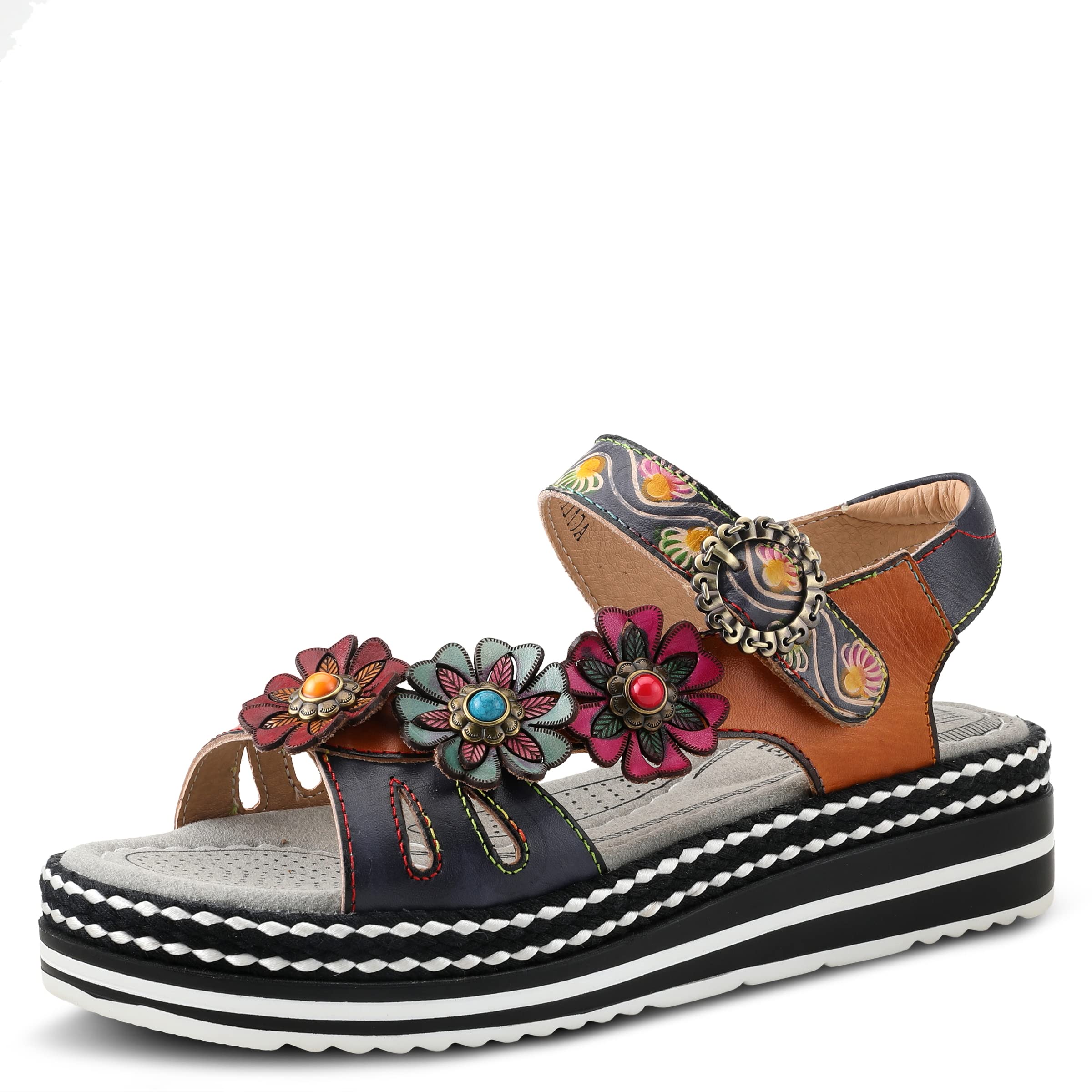 Spring Step L'Artiste Women's Laga Slide Sandal - Comfortable Summer Flip Flops with Arch Support | Perfect for Beach, Pool, and Casual Outings